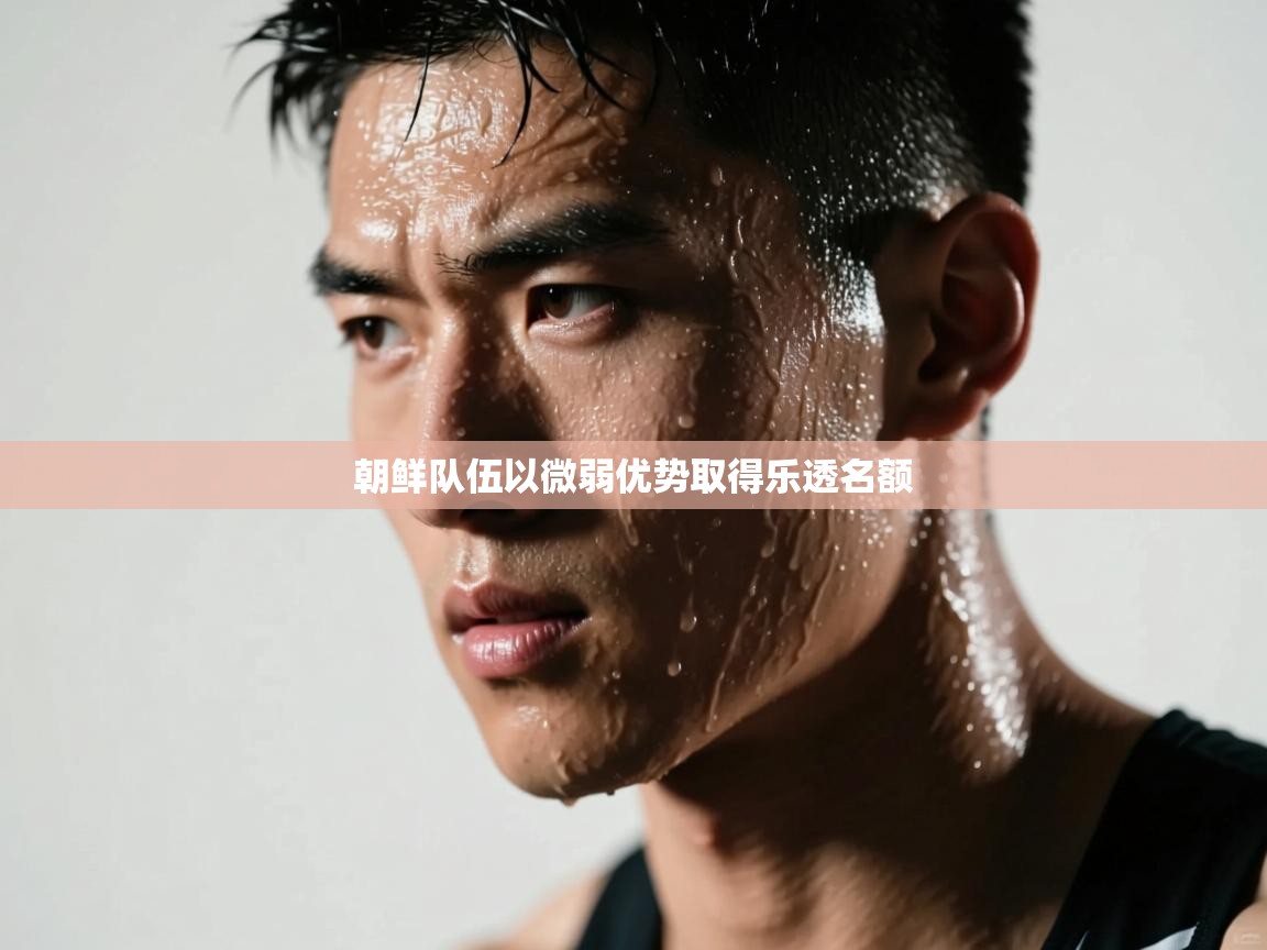 朝鲜队伍以微弱优势取得乐透名额